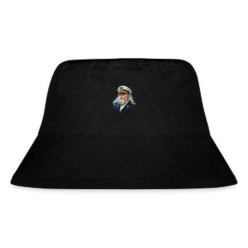 Matrose Segeln - Stanley/Stella recycelter Bucket Hat - Schwarz - Vorne