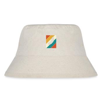 Gurke Gewürzgurke Kukumer Retro Saure Gurke - Stanley/Stella recycelter Bucket Hat - Naturweiß - Vorne