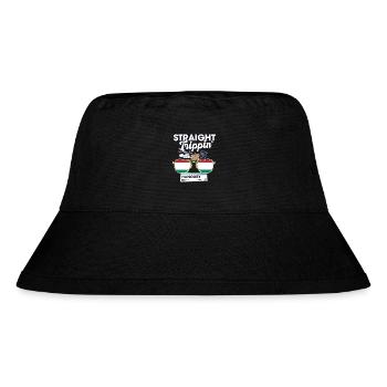Straight Trippin' Hungary Vacation Tour Travel - Stanley/Stella recycelter Bucket Hat - Schwarz - Vorne