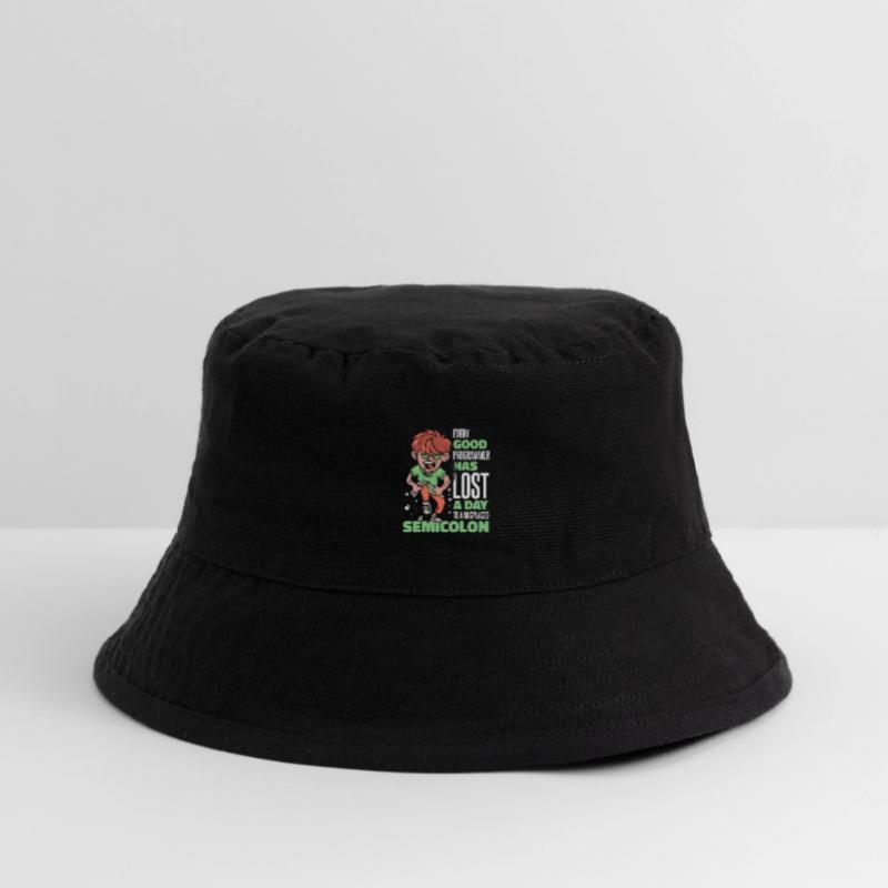 Has Lost A Day To A Misplaced Semicolon Coder Stanley/Stella recycelter Bucket Hat