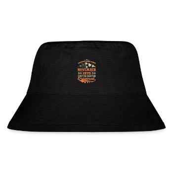 Legendär seit November 1975 - limitierte Auflage - Stanley/Stella recycelter Bucket Hat - Schwarz - Vorne