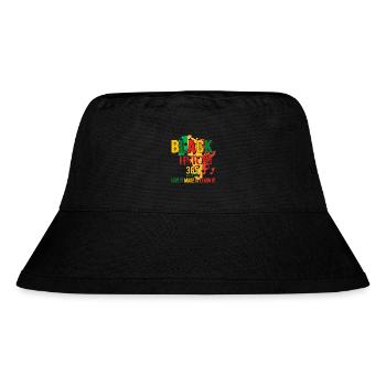 Black History Month Black History - Stanley/Stella recycelter Bucket Hat - Schwarz - Vorne