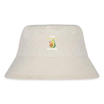 Avocado Ich Bin Schwanger Ich Darf Das - Stanley/Stella recycelter Bucket Hat - Naturweiß - Vorne