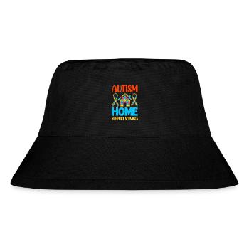 Autism Autistic - Stanley/Stella Recycled Bucket Hat - black - Front
