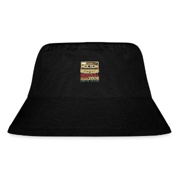 Original 2006 Vintage Anniversary Gift 2006 - Stanley/Stella Recycled Bucket Hat - black - Front