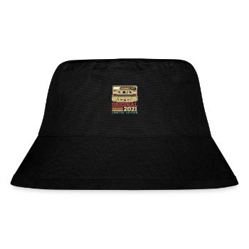 Original 2021 Vintage Anniversary Gift 2021 - Stanley/Stella Recycled Bucket Hat - black - Front