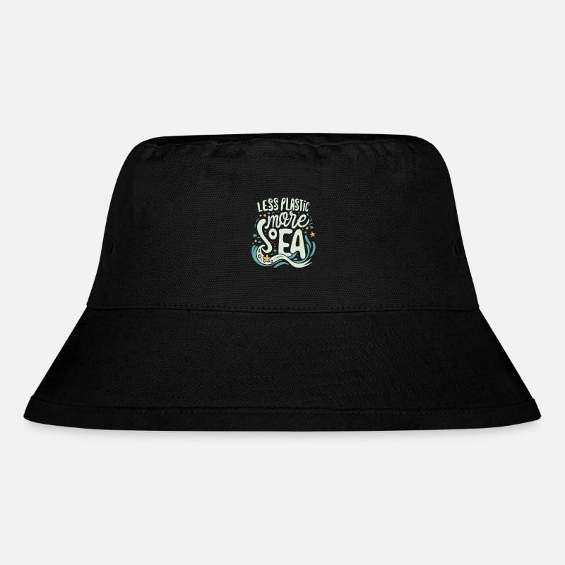 Umwelt - Stanley/Stella recycelter Bucket Hat - Schwarz