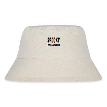Spooky Halloween - Stanley/Stella recycelter Bucket Hat - Naturweiß - Vorne