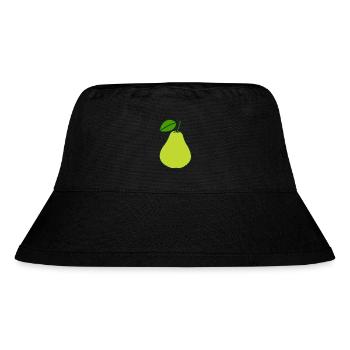 Birnen Kostüm Fasching Obst Karneval Birne - Stanley/Stella recycelter Bucket Hat - Schwarz - Vorne