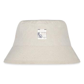 A Good Book Is Out Of This World Raumschiff - Stanley/Stella Recycled Bucket Hat - natural - Front