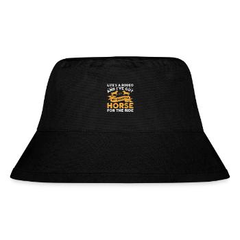 American Quarter Horse Equestrian Horse Lover Hors - Stanley/Stella Recycled Bucket Hat - black - Front