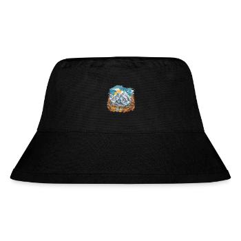 Breathtaking natural panorama Hiking & Mountains - Stanley/Stella Recycled Bucket Hat - black - Front