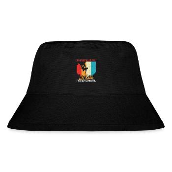 Freeclimbing Kletterer Bouldern Klettern - Stanley/Stella recycelter Bucket Hat - Schwarz - Vorne