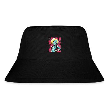 General Zombie Rebellin Anime - Stanley/Stella recycelter Bucket Hat - Schwarz - Vorne