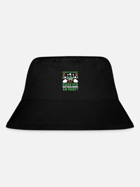 Schrebergarten Landschaftsgärtner Gärtnerin - Stanley/Stella recycelter Bucket Hat - Schwarz