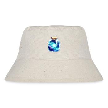 Platz in einem Glas - Stanley/Stella recycelter Bucket Hat - Naturweiß - Vorne