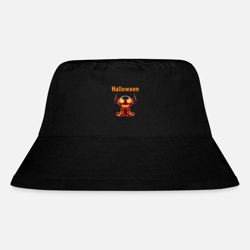 SPOOKY HALLOWEEN - Stanley/Stella recycelter Bucket Hat - Schwarz