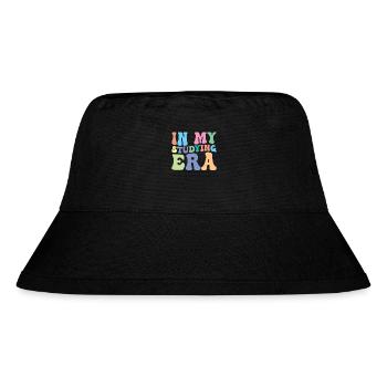 Studieren Retro Groovy Student - Stanley/Stella recycelter Bucket Hat - Schwarz - Vorne