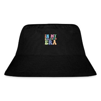 Verlobung Retro Groovy Verlobte - Stanley/Stella recycelter Bucket Hat - Schwarz - Vorne