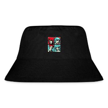 Is this pop art? The diversity of women - Stanley/Stella Recycled Bucket Hat - black - Front
