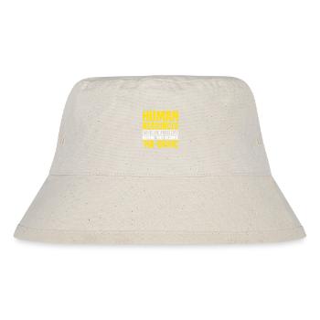 Funny word game Human Resources - Stanley/Stella Recycled Bucket Hat - natural - Front
