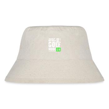 Discs golf mode on - Stanley/Stella Recycled Bucket Hat - natural - Front