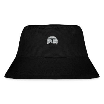 Funny Hike Outdoor Camping Backpack - Stanley/Stella Recycled Bucket Hat - black - Front