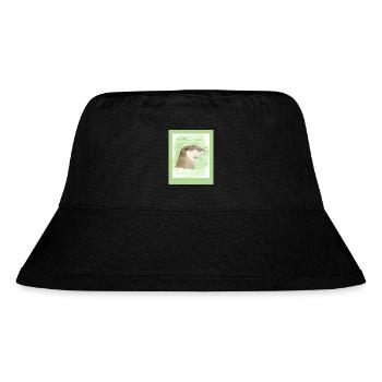 231003 Otter 3 - Stanley/Stella recycelter Bucket Hat - Schwarz - Vorne