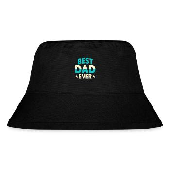 Bester Papa - Stanley/Stella recycelter Bucket Hat - Schwarz - Vorne