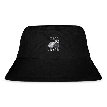 Dachsliebhaber Dachse Dachs Honigdachs - Stanley/Stella recycelter Bucket Hat - Schwarz - Vorne