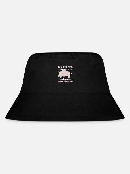 Jäger Wildschwein Wildschweinliebhaber Jagdschein - Stanley/Stella recycelter Bucket Hat - Schwarz