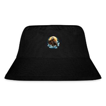 Super Faultier - Stanley/Stella recycelter Bucket Hat - Schwarz - Vorne