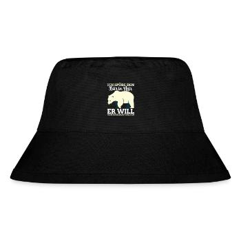 Bärenliebhaber Braunbären Outfit Bären Bärenfan - Stanley/Stella recycelter Bucket Hat - Schwarz - Vorne