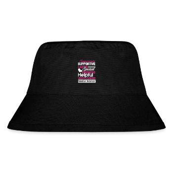 Social Worker Social Worker Kindness Caring - Stanley/Stella Recycled Bucket Hat - black - Front