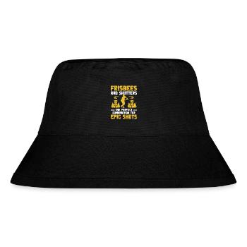 Disc Golf Player Disc Golfer Frisbee Player Par Pu - Stanley/Stella recycelter Bucket Hat - Schwarz - Vorne
