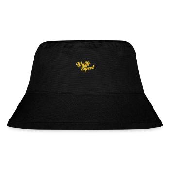 Waffles Expert Teig Gebäck Snack - Stanley/Stella recycelter Bucket Hat - Schwarz - Vorne