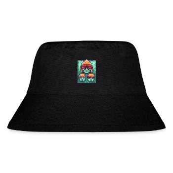 Like father, like sons - Stanley/Stella Recycled Bucket Hat - black - Front
