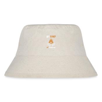 My Camp My Adventure Zelten Glamping Campingplatz - Stanley/Stella recycelter Bucket Hat - Naturweiß - Vorne