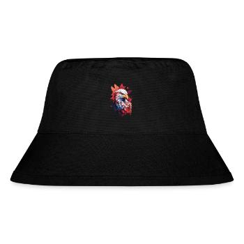 Adler Wappen Ästhetik Vogel Stolz Design - Stanley/Stella recycelter Bucket Hat - Schwarz - Vorne