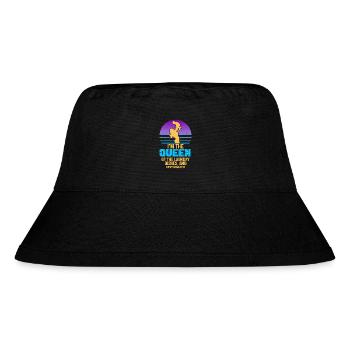 Königin der Wäsche, des Geschirrs und alles andere - Stanley/Stella recycelter Bucket Hat - Schwarz - Vorne