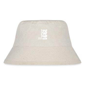 1991 November Limited Edition 32. Geburtstag Deko - Stanley/Stella recycelter Bucket Hat - Naturweiß - Vorne
