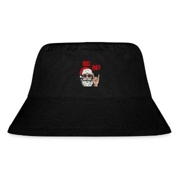 Coole Weihnachtsfeier | XMAS - Stanley/Stella recycelter Bucket Hat - Schwarz - Vorne