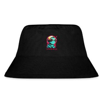Cartoon Portrait, Totally Crazy Toad - Stanley/Stella Recycled Bucket Hat - black - Front
