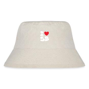 I Love SB Saarbrücken Saarland Saarländisch Saar - Stanley/Stella Recycled Bucket Hat - natural - Front