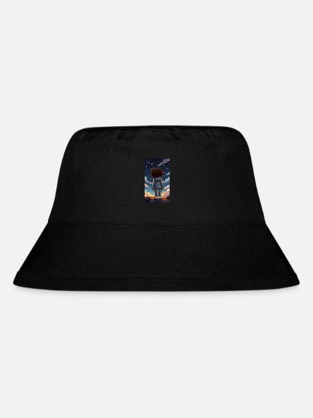 Gift Idea Night Sky Christmas Bethlehem - Stanley/Stella Recycled Bucket Hat - black