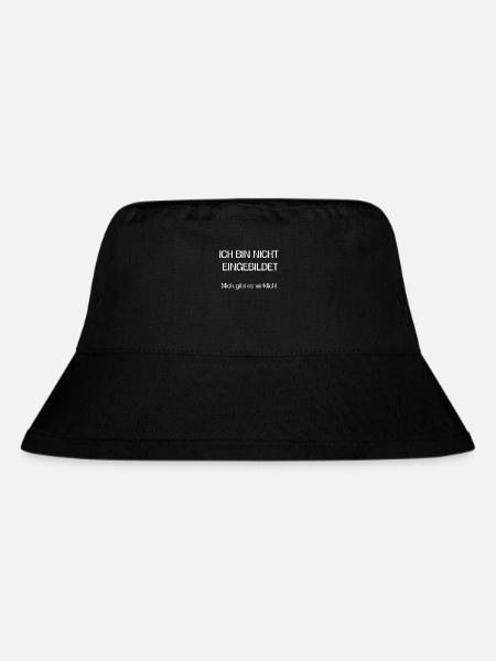 Ich bin nicht eingebildet mich gibt es wirklich! - Stanley/Stella recycelter Bucket Hat - Schwarz