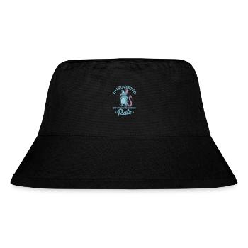 Introverted but willing to discuss Rats Nagetier - Stanley/Stella recycelter Bucket Hat - Schwarz - Vorne