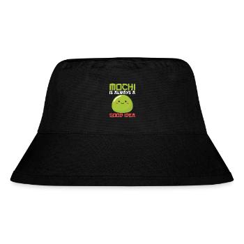 Kawaii Mochi Always a Good Idea Japanese Dessert - Stanley/Stella Recycled Bucket Hat - black - Front