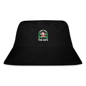 I Do It For The Ho ́s Funny Santa Nicholas - Stanley/Stella Recycled Bucket Hat - black - Front