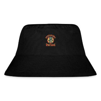 Kryptozoologen Chupacabra-Kreaturen lustiges - Stanley/Stella recycelter Bucket Hat - Schwarz - Vorne